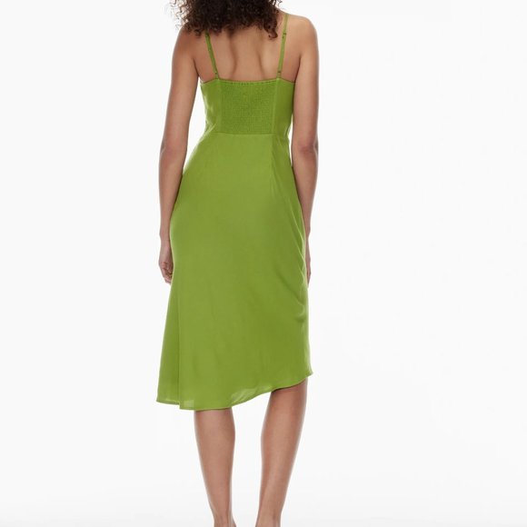 Aritzia Wilfred Bellow Midi Dress green sz 0 - Picture 5 of 7